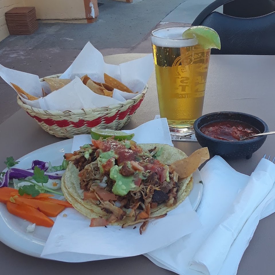 Printed menu with comfort food choices.